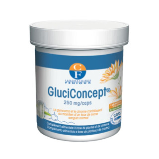 GluciConcept® Laboratoires Fenioux - Glycémie - 200 gélules