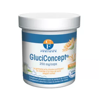 GluciConcept® Laboratoires Fenioux - Glycémie - 200 gélules