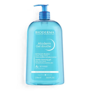 Gel lavant douceur Atoderm Bioderma - Tous types de peaux - 1L