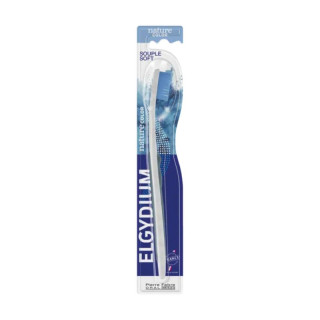 Brosse à dents aux pigments naturels souple Elgydium