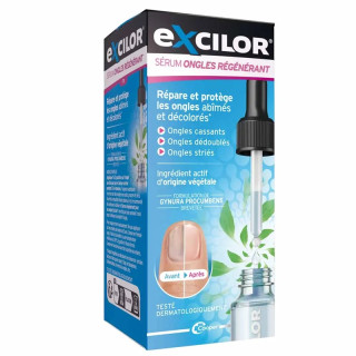 Sérum régénérant répare & protège les ongles abîmés Excilor - 10ml
