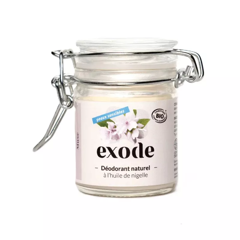 Déodorant baume naturel peau sensible Musc Exode - 50g