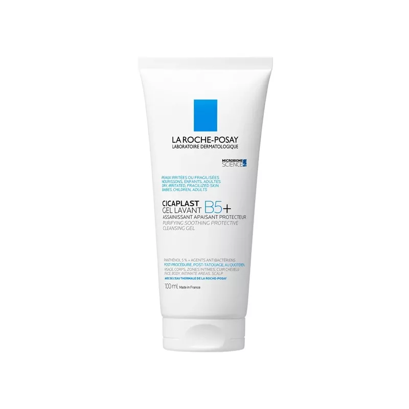 Gel lavant assainissant apaisant protecteur Cicaplast B5+ La Roche-Posay - 100ml