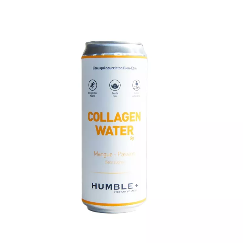 Boisson gazeuse au Collagène Marin mangue passion Humble+ - 330ml