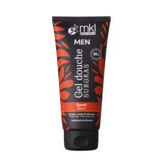 Gel douche surgras homme Sport MKL Men - Visage, corps et cheveux - 200ml