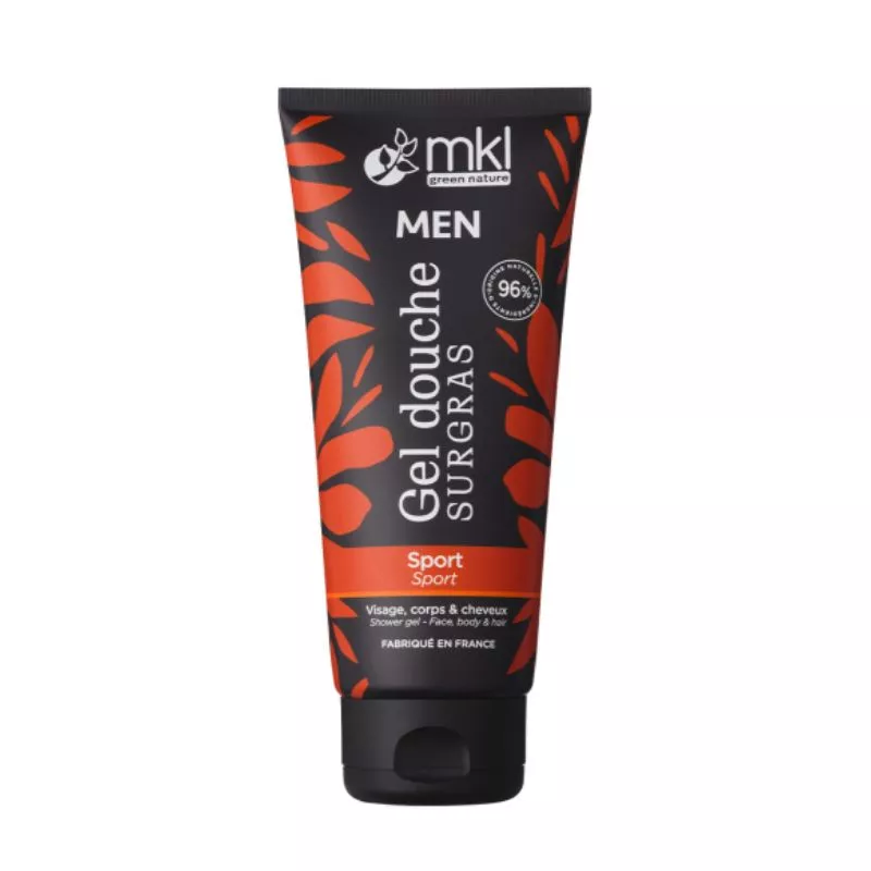 Gel douche surgras homme Sport MKL Men - Visage, corps et cheveux - 200ml