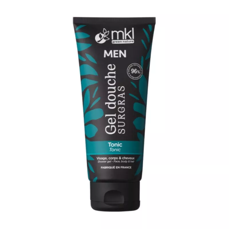 Gel douche surgras homme Tonic MKL Men - Visage, corps et cheveux - 200ml