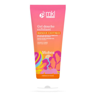 Gel douche exfoliant Mangue exotique MKL - Visage et corps - 200ml