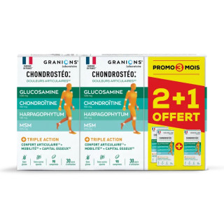 Chondrostéo+ articulations Granions - 3 x 90 comprimés