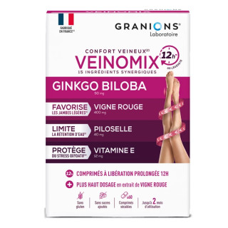 Veinomix Granions - Confort veineux - 60 comprimés