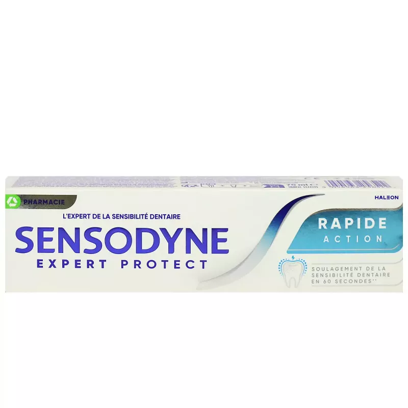 Sensodyne dentifrice action rapide pour dents sensibles c'est sur Purepara.com