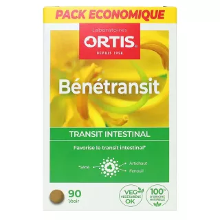 Bénétransit Transit intestinal Ortis - 90 comprimés