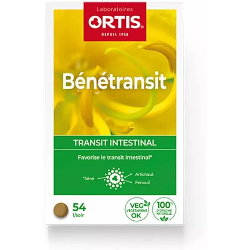 Ortis Bénétransit 72 Comprimés