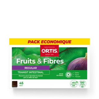 Ortis Fruits & Fibres Regular Transit intestinal - 45 cubes