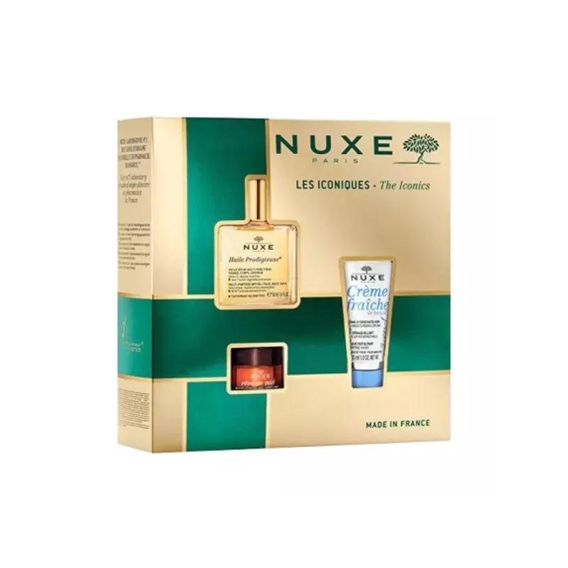 Coffret Les Iconiques de Nuxe - Coffret cadeau - 3 soins visage
