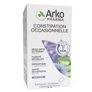 Constipation occasionnelle Arkogélules Arkopharma - 10 sachets