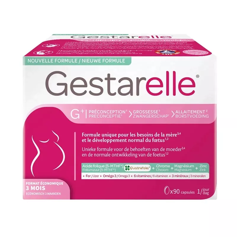 Gestarelle G+ Grossesse IPRAD - Grossesse équilibrée - 90 capsules