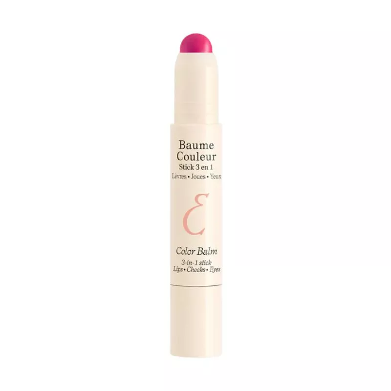 Baume couleur stick 3 en 1 Rose Framboise Embryolisse - Lèvres, joues & yeux - 2.5g