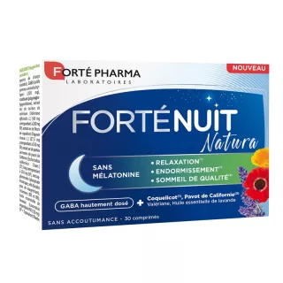 Forté Nuit Natura Forté Pharma - Sommeil de qualité - 30 comprimés