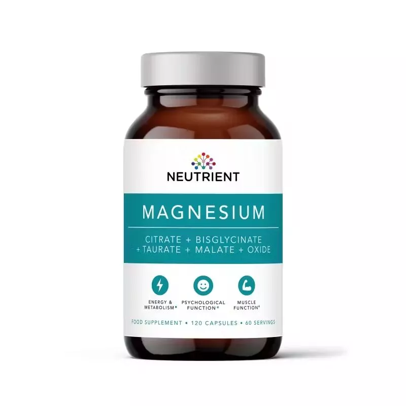 Magnésium Neutrient - 4 formes chélatées de magnésium - 120 gélules