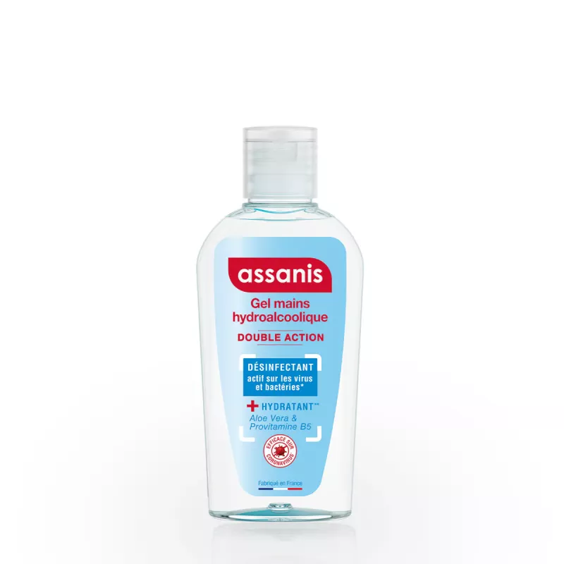 Gel hydroalcoolique mains sans rinçage Assanis - 80ml