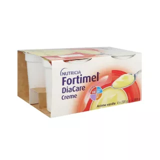 Crème dessert vanille DiaCare Fortimel® Nutricia - 4 x 200g