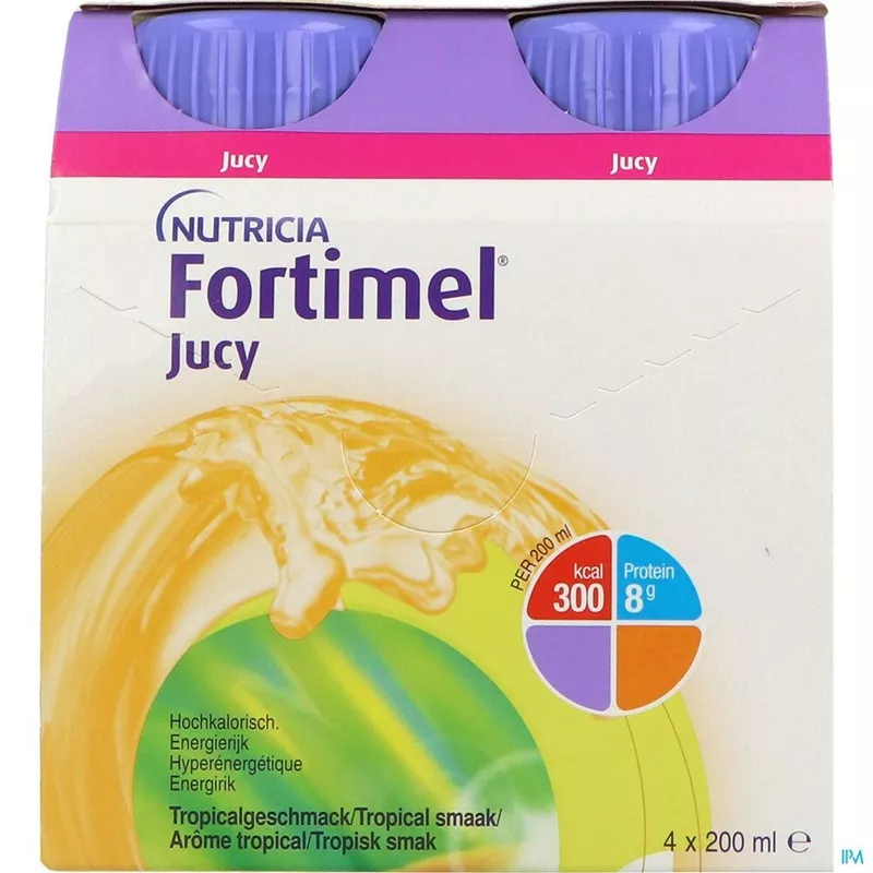 Boisson Tropical Fortimel® Jucy Nutricia - 4 x 200ml