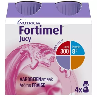 Boisson Fraise Fortimel® Jucy Nutricia - 4 x 200ml