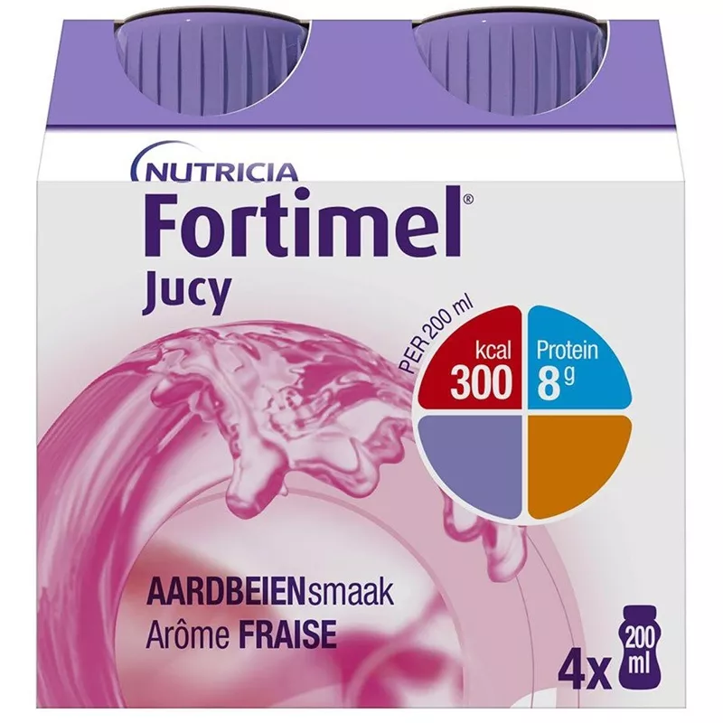 Boisson Fraise Fortimel® Jucy Nutricia - 4 x 200ml