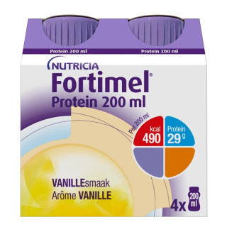 Boisson lactée Vanille Fortimel® Protein Nutricia - 4 x 200ml