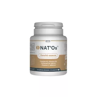 Nat'os Monin Chanteaud - Vitamines K2, D3 et C - 30 comprimés
