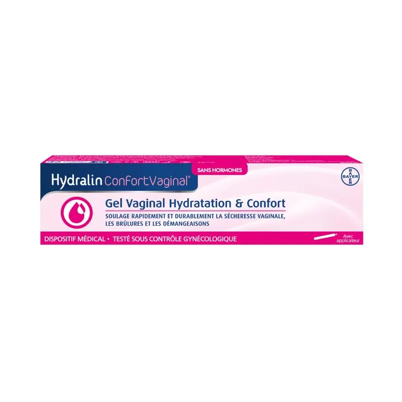 Gel vaginal hydratation et confort Hydralin Confort Vaginal - Sécheresse vaginale - 30ml