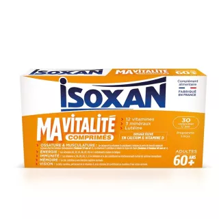 Ma Vitalité 60+ Énergie, mémoire et immunité Isoxan - 30 comprimés