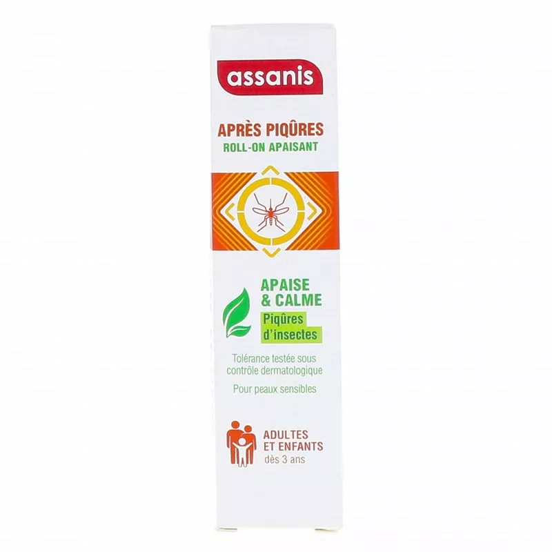 Roll-on apaisant Après Piqûres Assanis - Piqûres d'insectes - 10ml