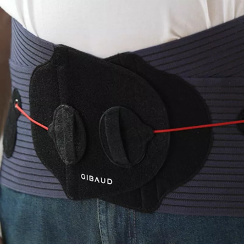 Ceinture lombaire Lombogib® Easy noir Gibaud - Hauteur 21 cm