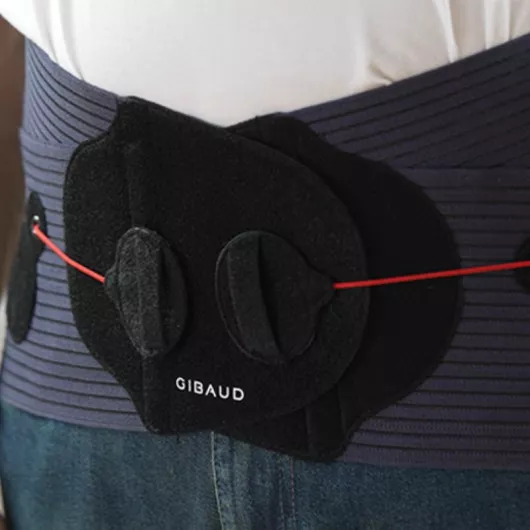 Ceinture lombaire Lombogib® Easy noir Gibaud - Hauteur 21 cm