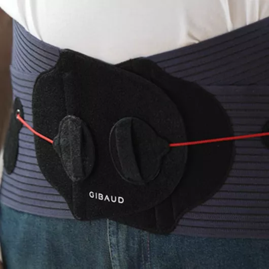 Ceinture lombaire Lombogib® Easy noir Gibaud - Hauteur 26 cm