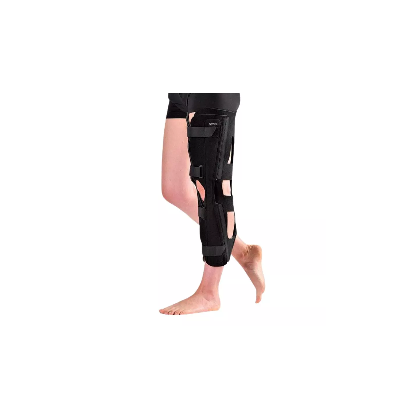 Attelle De Genou Réglable Universelle – Noir, Taille Unique, Marque Gibaud, Pour Unisexe