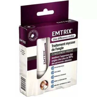 Traitement de la mycose de l'ongle Emtrix - Stylo de 10ml