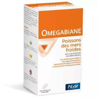 Pileje Omegabiane Poissons des mers froides - Omega 3 - 100 capsules