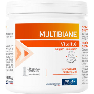 Pileje Multibiane - Vitamines et minéraux - 120 gélules
