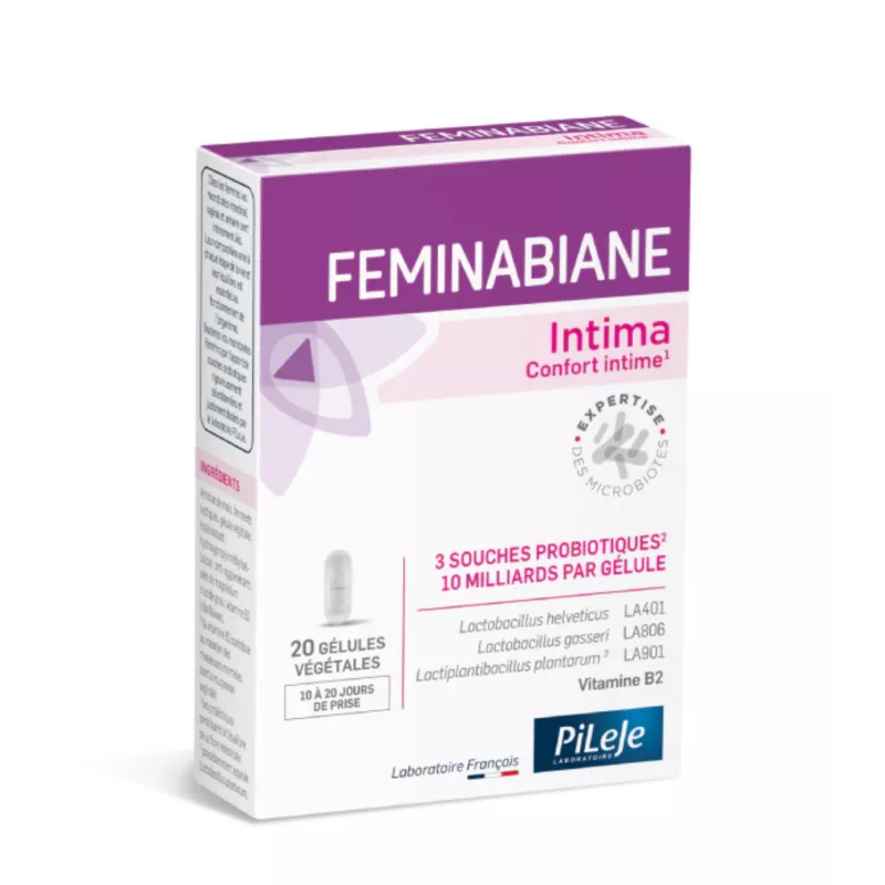 Feminabiane Intima Pileje - Confort intime - 20 gélules