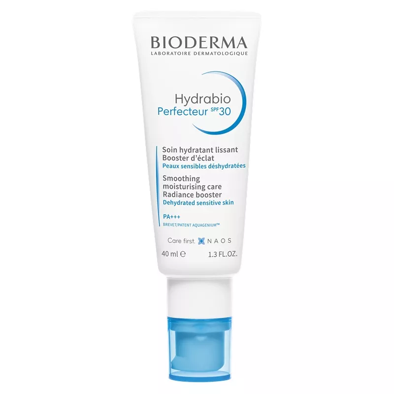 Soin hydratant lissant Hydrabio Perfecteur SPF30 Bioderma - Peaux sensibles déshydratées - 40ml