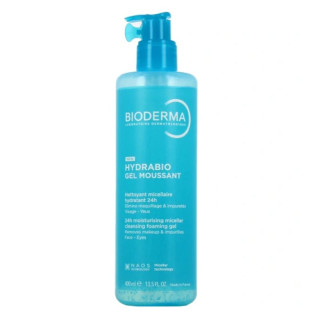Nettoyant micellaire hydratant Hydrabio Gel moussant Bioderma - Tous types de peaux - 400ml