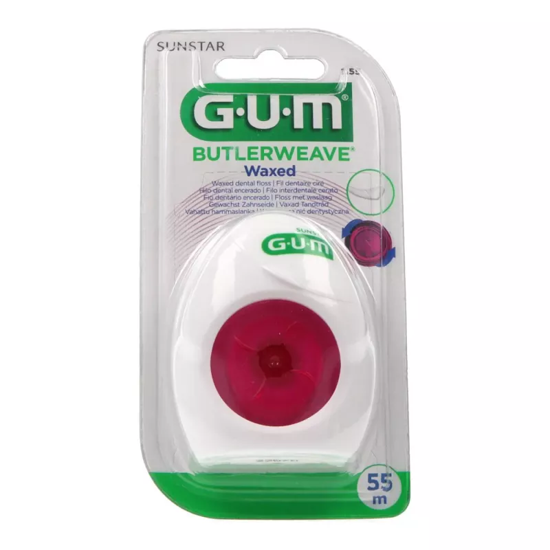 Gum Fils Dentaires Plat Ciré 55m