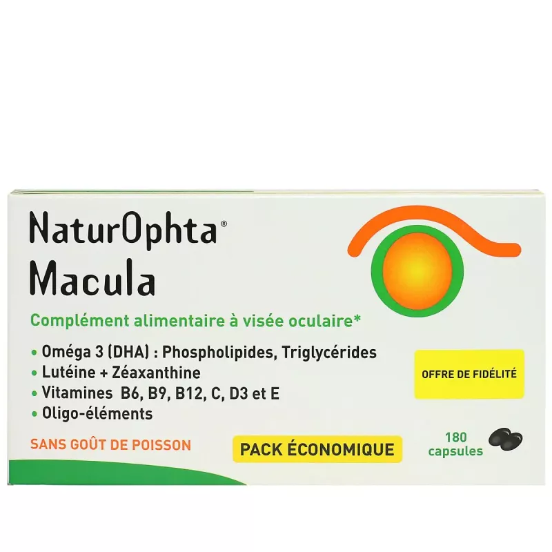 NaturOphta Macula 3 Mois - A visée oculaire - purepara