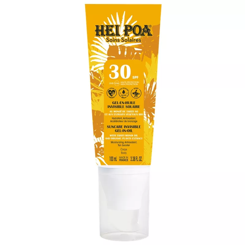 Gel-en-huile corps SPF30 Hei Poa - 150ml