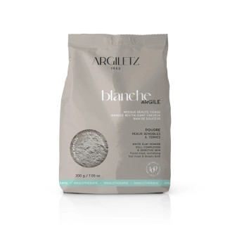 Argile blanche en poudre ultra-ventilée Argiletz - Peaux sensibles et ternes - 200g