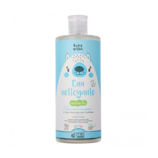 Eau nettoyante douceur d'oranger Bio MKL Baby Green - Fleur d'oranger - 1L