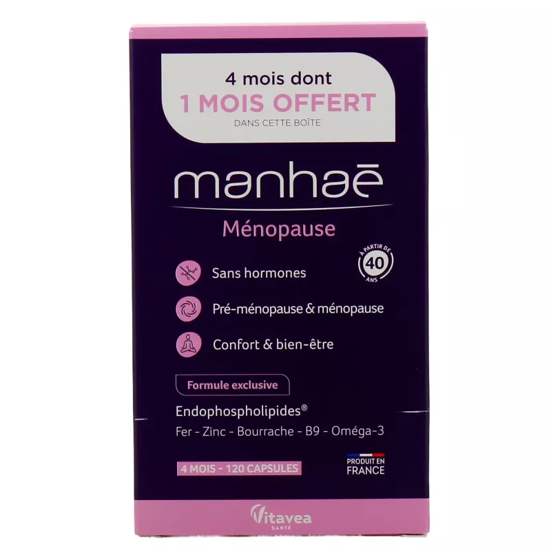 Nutrisanté Manhaé Cure de 4 Mois
